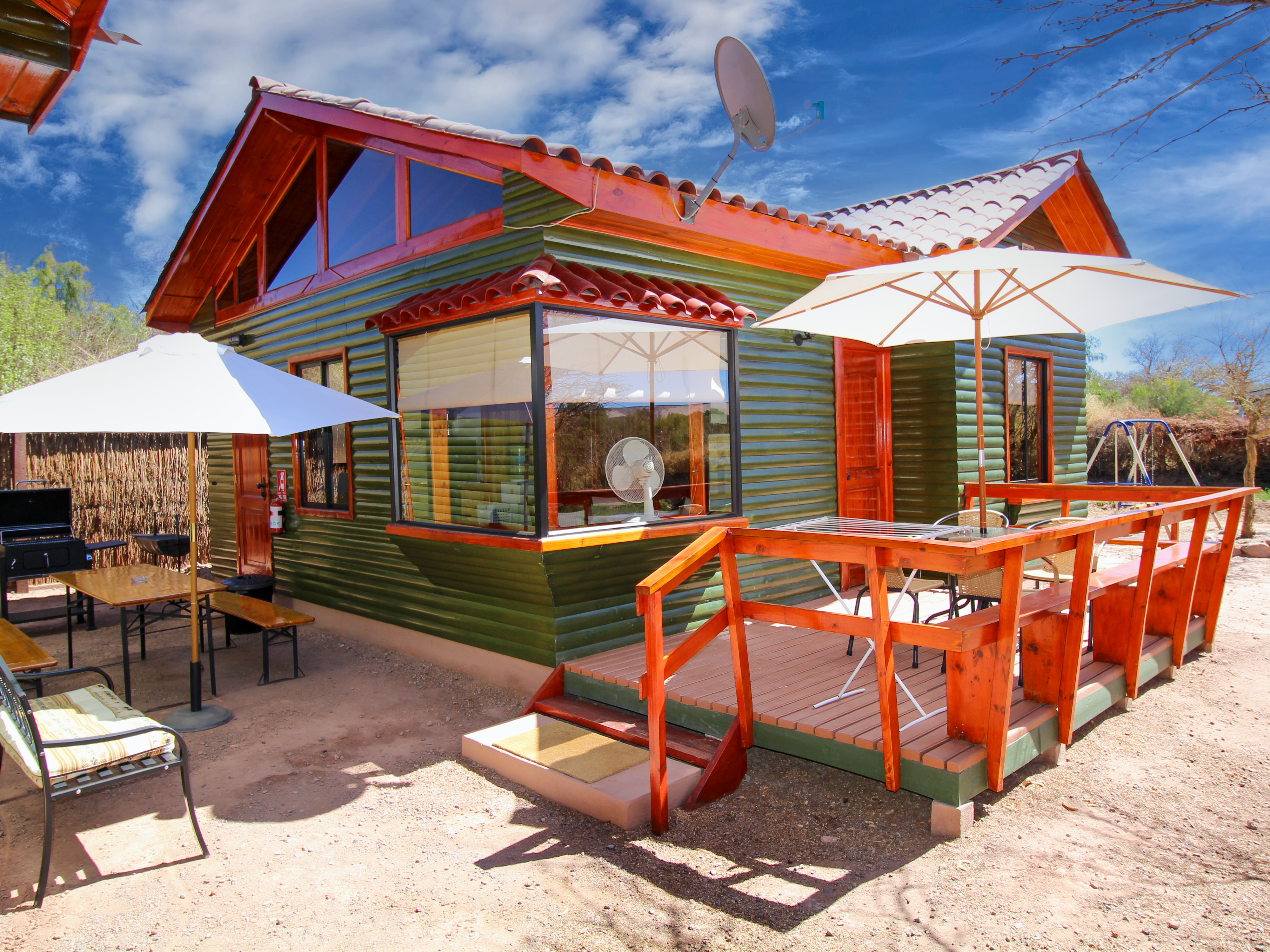 ■ Bungalow Superior, 2 dormitorios, terraza, vista al jardín