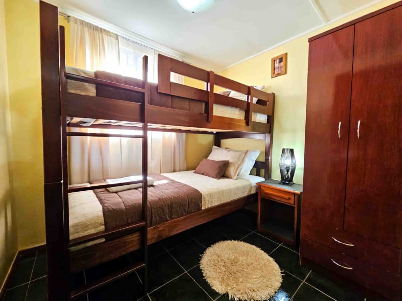 Bunk bed bedroom of the Family Bungalow