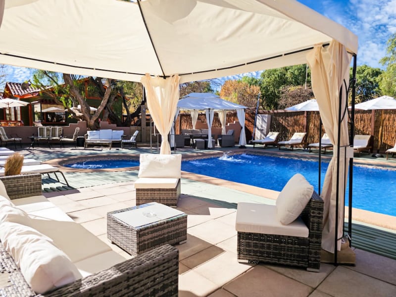 Awning by the pool