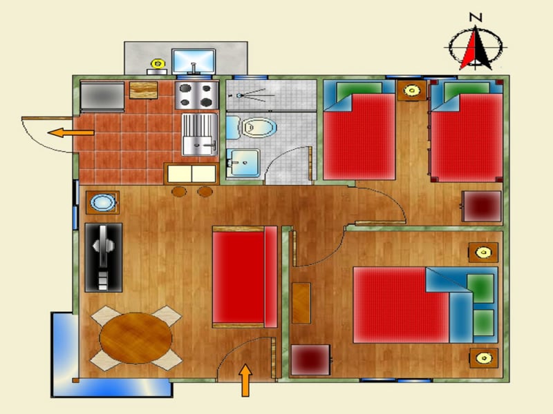 Elite Bungalow floor plan